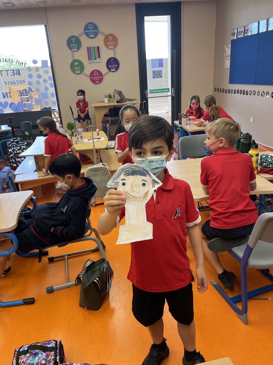 nohabish's tweet photo. Nothing beats a fun game of #MusicalShares, interviewing each other and creating beautiful #selfportraits to get to know members of our Gr.2 #community better♥️ #newfriendships #firstweekofschool #LeopardPride #ThisIsUs https://t.co/fS9IHs71Rv