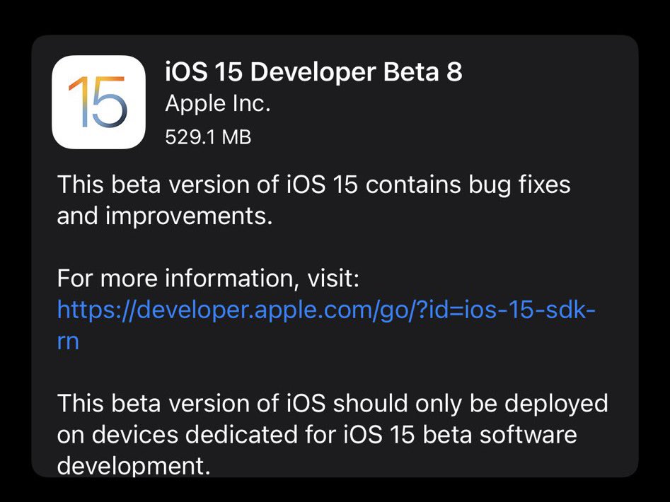 gbrotiniyt's tweet image. #iOS15beta8 💪🏻
