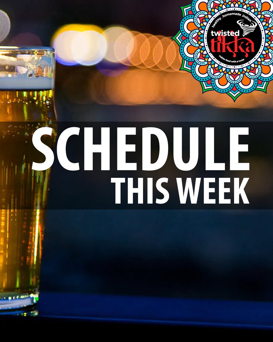 twistedtikka's tweet photo. Here is our schedule for this week

9/2 - @blackadderbrews

9/3 - @cypressandgrove https://t.co/ldmjimvKkR