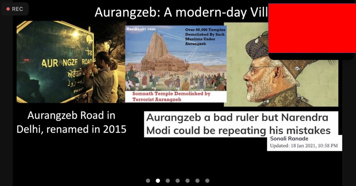 hinduoncampus's tweet photo. BREAKING: What goes on in Truschke's lectures? What comments are made in the Zoom chat? 

"Hindus should be banned from entering US"
"How can you trust people who worship millions of Gods"

Xenophobia and bigotry against Hindu Americans is actively encouraged. #Hinduphobia https://t.co/fS2H18WqsZ