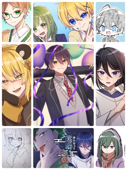 #今月描いた絵を晒そう

絵柄か変わるといより、絵柄年齢(?)がコロコロ変わってる 