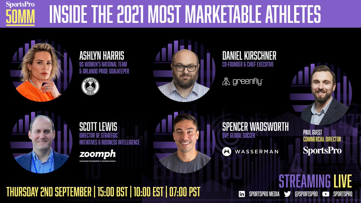 Zoomph's tweet image. YOU DON'T WANT TO MISS THIS ‼️ 

Join us this Thursday at 10am EST with @SportsPro for a live webinar!

@USWNT and @ORLPride star @Ashlyn_Harris joins to talk about the future of athlete marketability, building her personal brand, and more 🤫

Link in the comments ⬇️