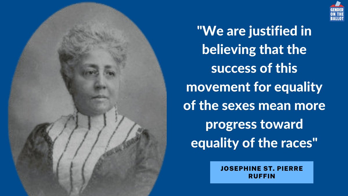 onGender's tweet photo. Today we celebrate the late Josephine St. Pierre Ruffin’s birthday!
Born and raised in Boston, Josephine was a suffragist and civil rights activist, and editor of The Women’s Era, the first newspaper published by and for African-American women. https://t.co/fI6lkThkoo