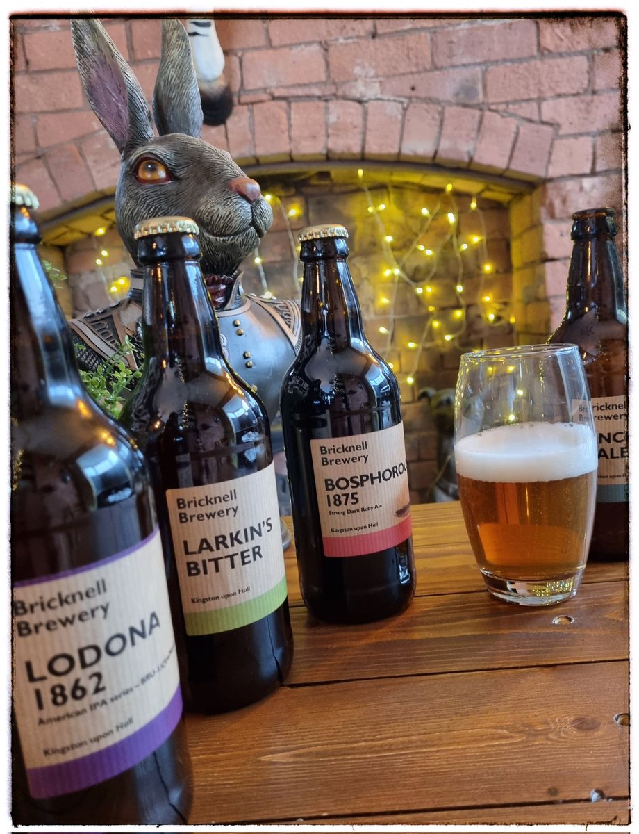 We are now stocking Bricknel Breweries hand-crafted bottle-conditioned beers that you’re unlikely to find in supermarkets.  The beers are unfiltered and no finings are used, so they are unlikely to be crystal clear like mass-produced beers, it does mean they are vegan-friendly x
