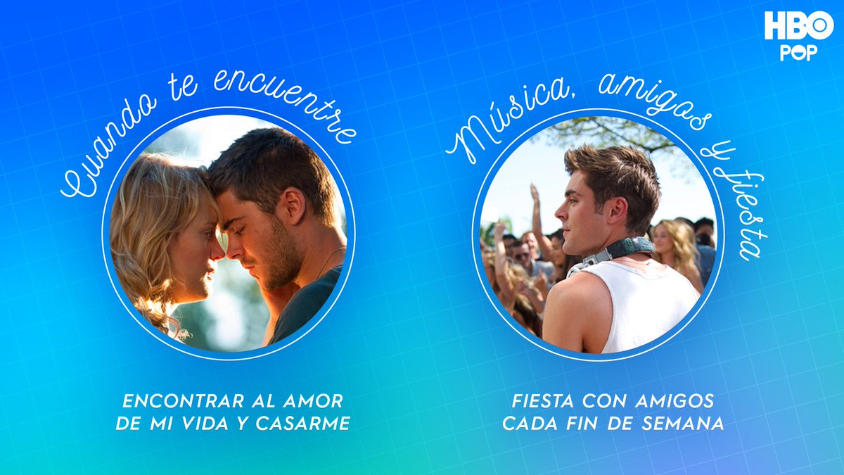 HBOLAT's tweet photo. Lo que quiero / Lo que también quiero
No te pierdas la dosis doble de Zac Efron hoy en #HBOPop con Cuando te encuentre y Música, Amigos y Fiesta. https://t.co/iAMb3RKy3m