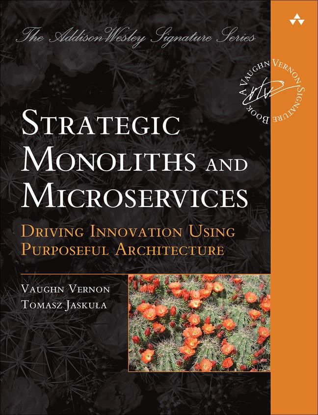 NEW book from <a href="/VaughnVernon/">Vaughn Vernon</a> and <a href="/tjaskula/">Tomasz</a>!

Pre-order here: bit.ly/3mKBLId

"The heart of this book is a large set of thinking tools that will help you design a new architecture . . . and the organization needed to support that architecture." <a href="/mpoppendieck/">Mary Poppendieck</a>
