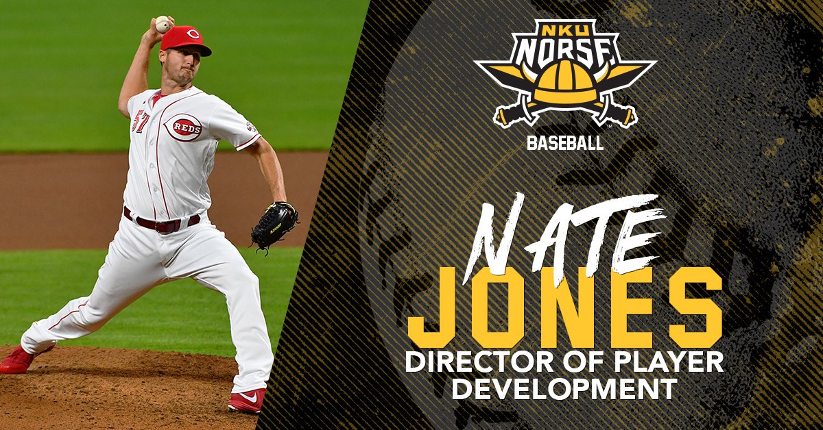 📣Announcement📣
<a href="/NKUNorse/">Northern Kentucky Athletics</a> Hall-of-Famer and 10-year <a href="/MLB/">MLB</a> veteran Nate Jones joins the Norse◼️🔶 staff as director of player development. ⚾️

Welcome home, Nate!

🔗: bit.ly/3h7GRuD
#NorseUp 

(📸: <a href="/Reds/">Cincinnati Reds</a>)