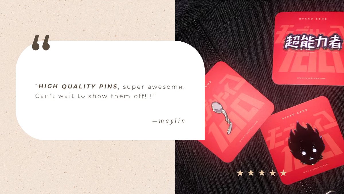 Thanks for the review Maylin! 💫

Did you know that by leaving a review, you're automatically entered into our monthly giveaway? :D