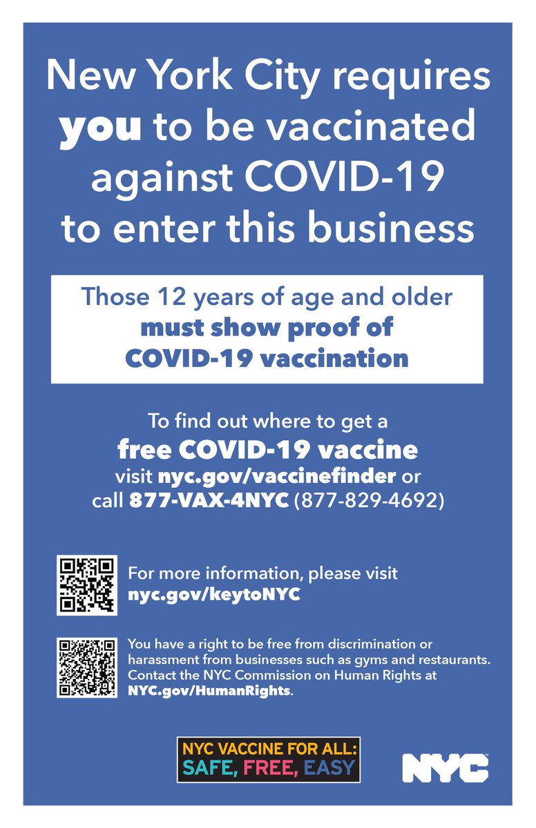 You get $100! And you get $100!

Any restaurant, bodega, or faith-based organization that refers someone to get vaccinated also gets 100 bucks themselves! Together we can get New Yorkers vaccinated and come back strong.
vax4nyc.nyc.gov