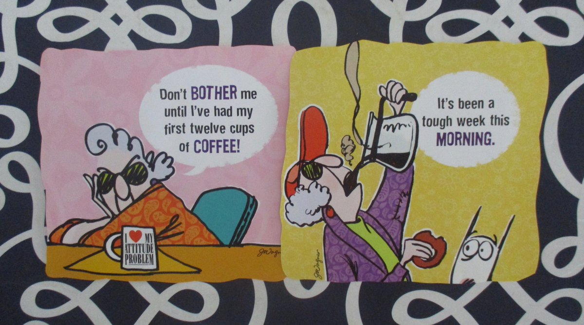 Toni Dockter (@tonidockter) on Twitter photo #tuesdaymotivations #WritingCommunity #CoffeeTime 
When in doubt, more caffeine?βοΈ
#WriteOnβοΈπ½
P.S. Gotta luv Maxine!
<a href="/PaulaHouseman/">Paula Houseman Author is querying</a> <a href="/TraceyLShearer/">Tracey Shearer</a> @stephwritenow <a href="/caandersonautho/">C. A. Anderson</a> <a href="/JaeDanzig/">Jae Danzig π²</a> <a href="/VodkaWardrobe/">Sheila Patel</a> <a href="/chipmunkofpower/">Rebecca Frohling</a> <a href="/2RobinLyons/">Robin Lyons, Author</a> <a href="/TracysEndeavor/">Tracy βοΈποΈπΉ</a> <a href="/TaralynnMoore/">Taralynn Moore β¨</a> @deangloster #tuesdaymotivations #WritingCommunity #CoffeeTime 
When in doubt, more caffeine?βοΈ
#WriteOnβοΈπ½
P.S. Gotta luv Maxine!
<a href="/PaulaHouseman/">Paula Houseman Author is querying</a> <a href="/TraceyLShearer/">Tracey Shearer</a> @stephwritenow <a href="/caandersonautho/">C. A. Anderson</a> <a href="/JaeDanzig/">Jae Danzig π²</a> <a href="/VodkaWardrobe/">Sheila Patel</a> <a href="/chipmunkofpower/">Rebecca Frohling</a> <a href="/2RobinLyons/">Robin Lyons, Author</a> <a href="/TracysEndeavor/">Tracy βοΈποΈπΉ</a> <a href="/TaralynnMoore/">Taralynn Moore β¨</a> @deangloster