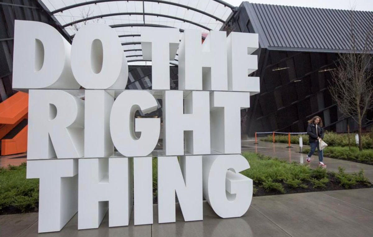 Forbes's tweet image. Nike is closing its corporate offices, giving workers a week off to "prioritize mental health" trib.al/WL6HODM