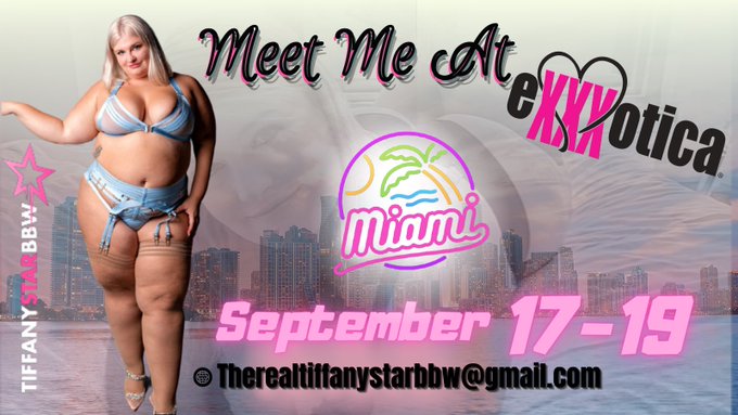 Want to shoot while I&rsquo;m in Miami? Talent can email me to schedule therealtiffanystarbbw@gmail.com   