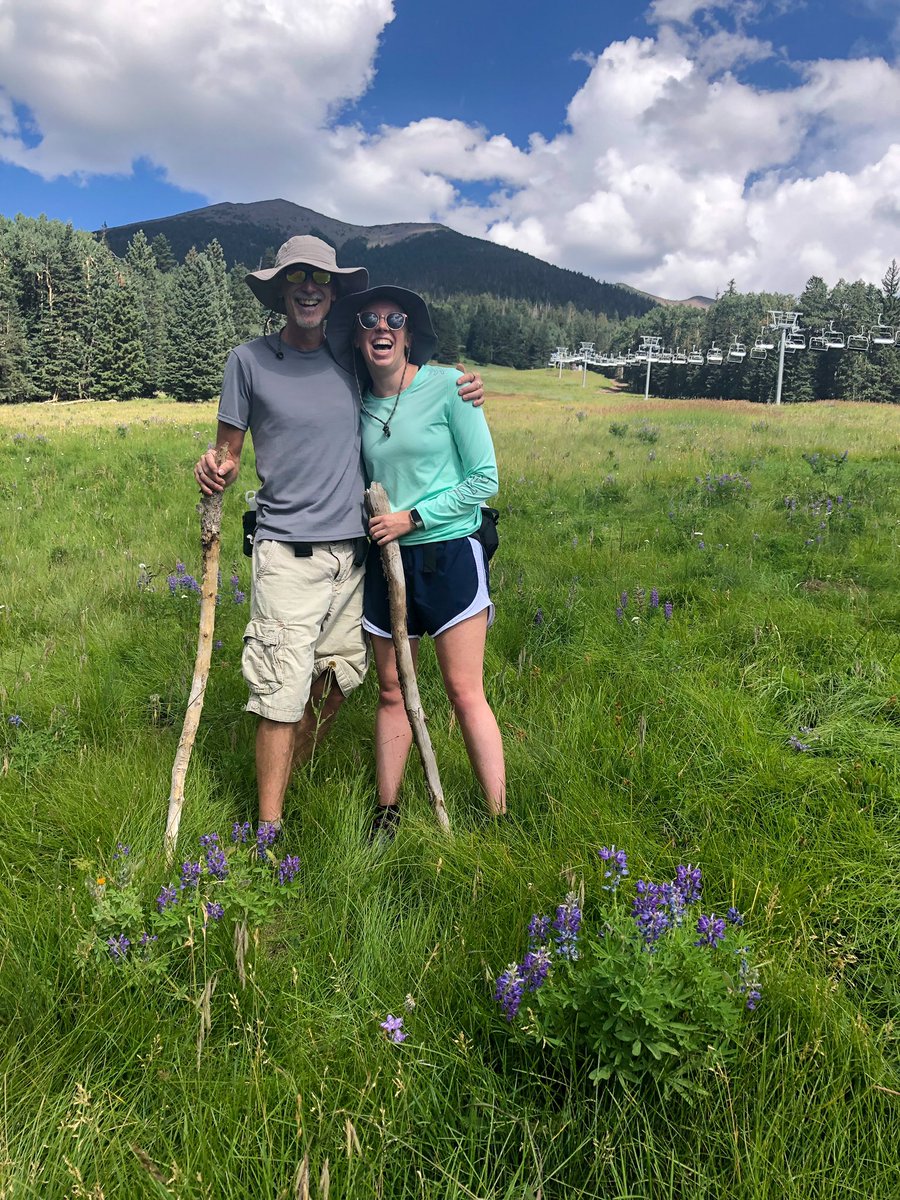A beautiful day to take a hike 🏃‍♀️💪 #AlwaysInFront #blessed