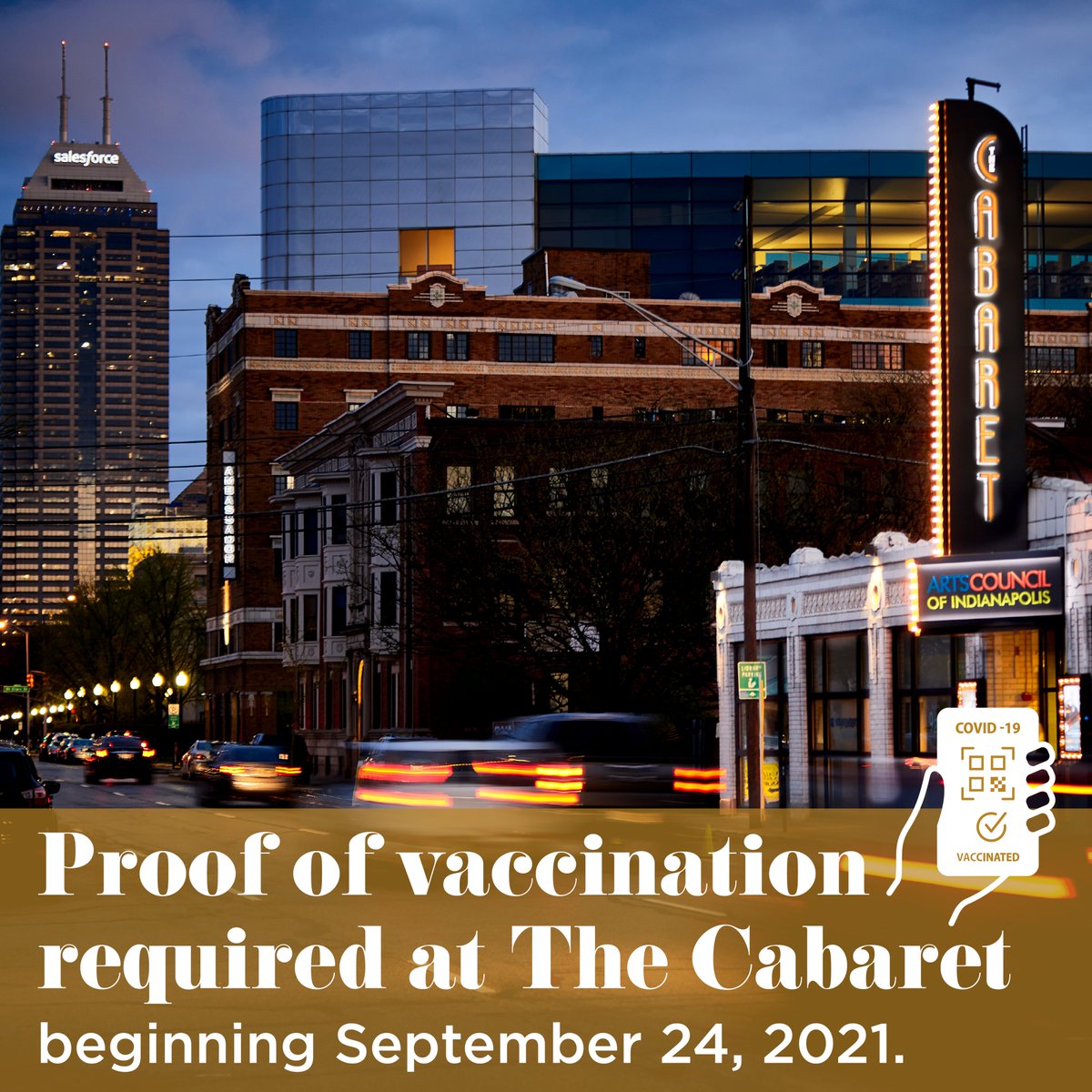 Beginning September 24, 2021, we will be requiring audiences to be fully vaccinated and to wear masks so that everyone who visits our venue can feel as safe as possible.
➤ Read more at THECABARET.ORG/COVIDSAFETY.
