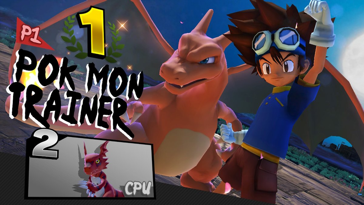 InnerMobius's tweet image. Working on #modding in #Tai from #Digimon over #PokemonTrainer in #SmashBrosUltimate