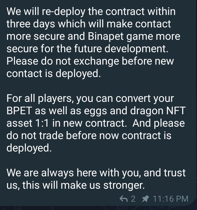 binapet's tweet photo. Community. Please read the announcement. #Binapet https://t.co/MihFJpX4Eq