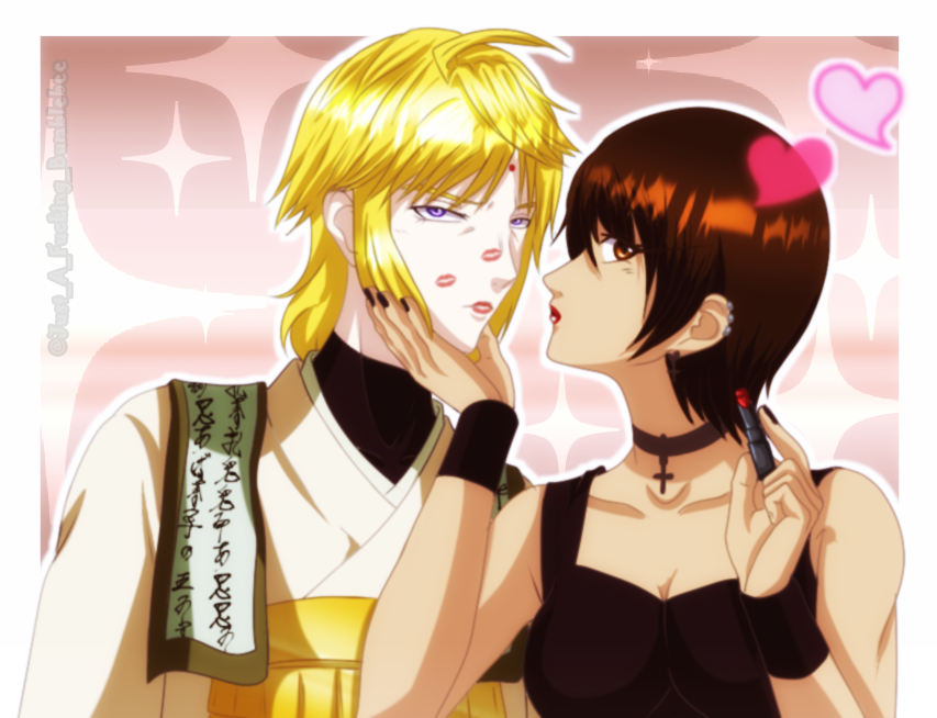 Oɐiꓶo Oꓤꓤoſǝꓭɐ Oꓕnǝꓶꓵԁ Hey It S Been A While Since I Last Drew These Two But With Saiyuki Zeroin S Confirmation For January It Was Inevitable That I Didn T Draw Them