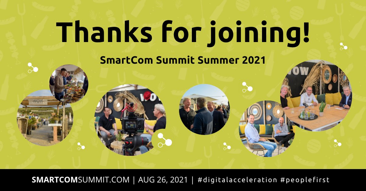smartcomsummit's tweet photo. It’s a wrap! The SCS Summer 2021 Beach BBQ, our first hybrid SmartCom Summit. And it was a great one! Thanks for joining us! If you missed it, no problem! You can watch the full talk show on our website. ❯ https://t.co/9AgwTQqQ3z #smartcom #smartcomsummit #smartcommunications https://t.co/KiweQ6rK7a