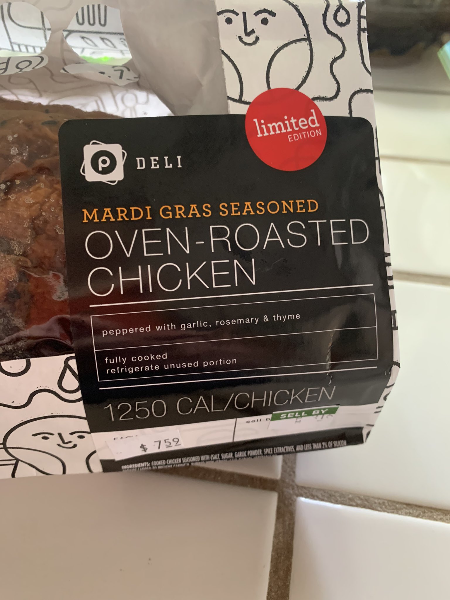 Nate Monroe on X: I cant say that I understand what “Mardi Gras Seasoned”  is supposed to mean, or why Publix rolled out this “limited edition” rotisserie  chicken at the end of