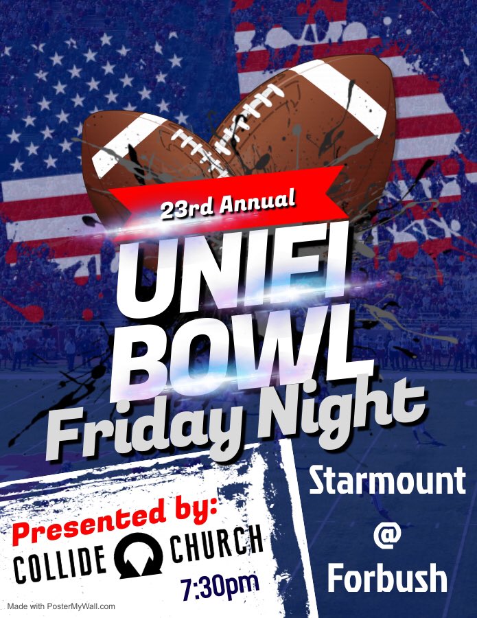 ForbushABC's tweet photo. Just 3 Days Away from the Unifi Bowl! https://t.co/BlXs5SFaPv
