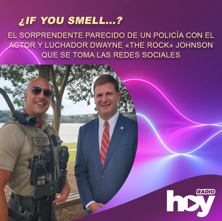 radiohoycl's tweet image. El increíble parecido de Eric Fields, policía estadounidense con Dwayne «The Rock» Johnson. 

Para saber más detalles, ingresa a nuestro Instagram: instagram.com/p/CTQBQGblP2d/

#EricFields #TheRock #Curiosidades #Parecido