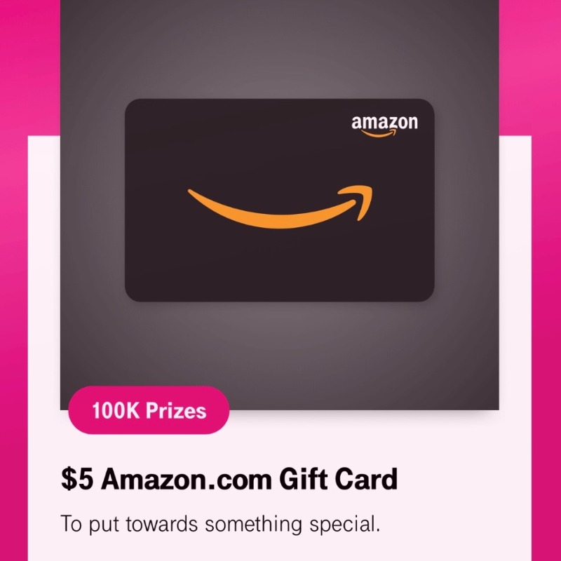 JonFreier's tweet photo. Over $500K in Amazon gift cards are up for grabs today! Just open your #TMobileTuesdays app and play for a chance to win! 🎁