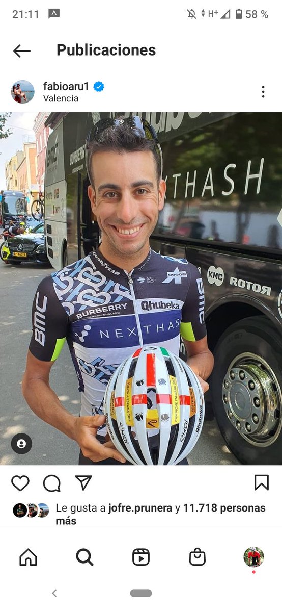 A Fabio Aru le quedan 5 días para dejar de ser ciclista profesional 😢

Su cuerpo y su mente han dicho basta. Aceptarlo merece todos mis respetos 👏

Tiene solo 31 años pero se va a retirar con una sonrisa y en la carrera que le dió su mejor victoria

Disfruta! #LaVuelta21