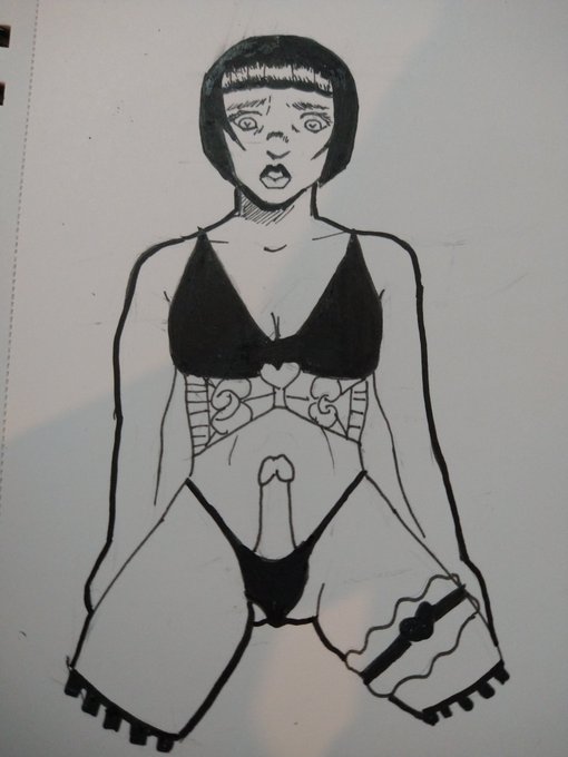 Little drawing of Bruno in some lingerie  #nsfwjojo #brunobucciarati #jojosbizarreadventure #jojosnsfw #drawing<a href="/tag/nsfwjojo"class="tags">#nsfwjojo</a><a href="/tag/brunobucciarati"class="tags">#brunobucciarati</a><a href="/tag/drawing"class="tags"><span>#drawing</span></a><a href="/tag/jojosbizarreadventure"class="tags"><span>#jojosbizarreadventure</span></a><a href="/tag/jojosnsfw"class="tags"><span>#jojosnsfw</span></a>