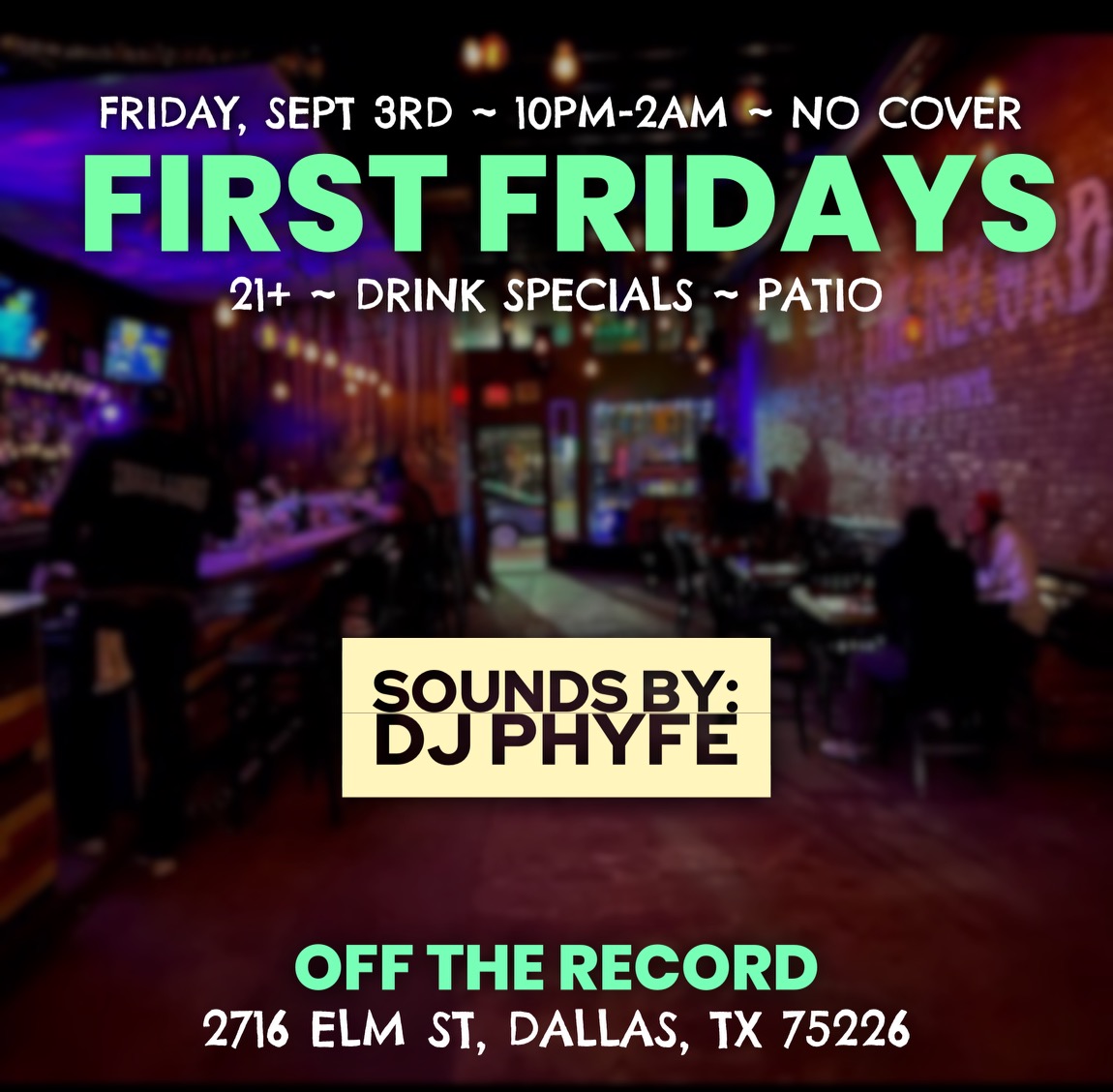 OTRDallas's tweet photo. .@djphyfe is starting your three day weekend right ✔️ https://t.co/qGntuRn6t7 https://t.co/1Zpriw5v8S