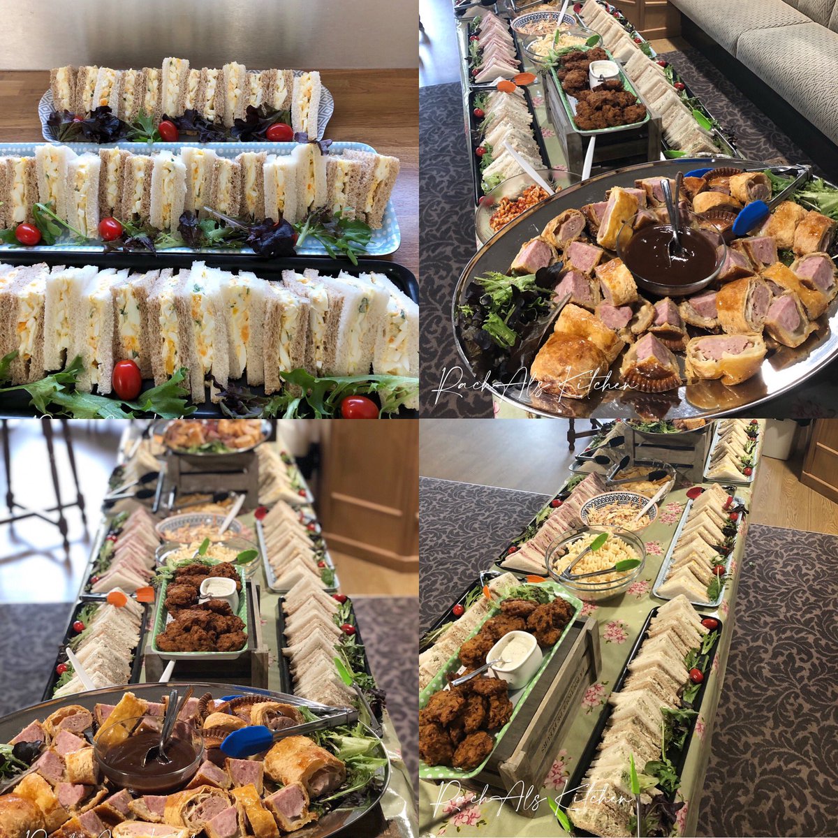 RachAlsKitchen's tweet photo. All set for today’s #funeraltea #coldbuffet… #catering #events #food #melthamcaterers #huddersfieldbusiness #localbusiness #professionalcatering … https://t.co/DpaPtAb01d