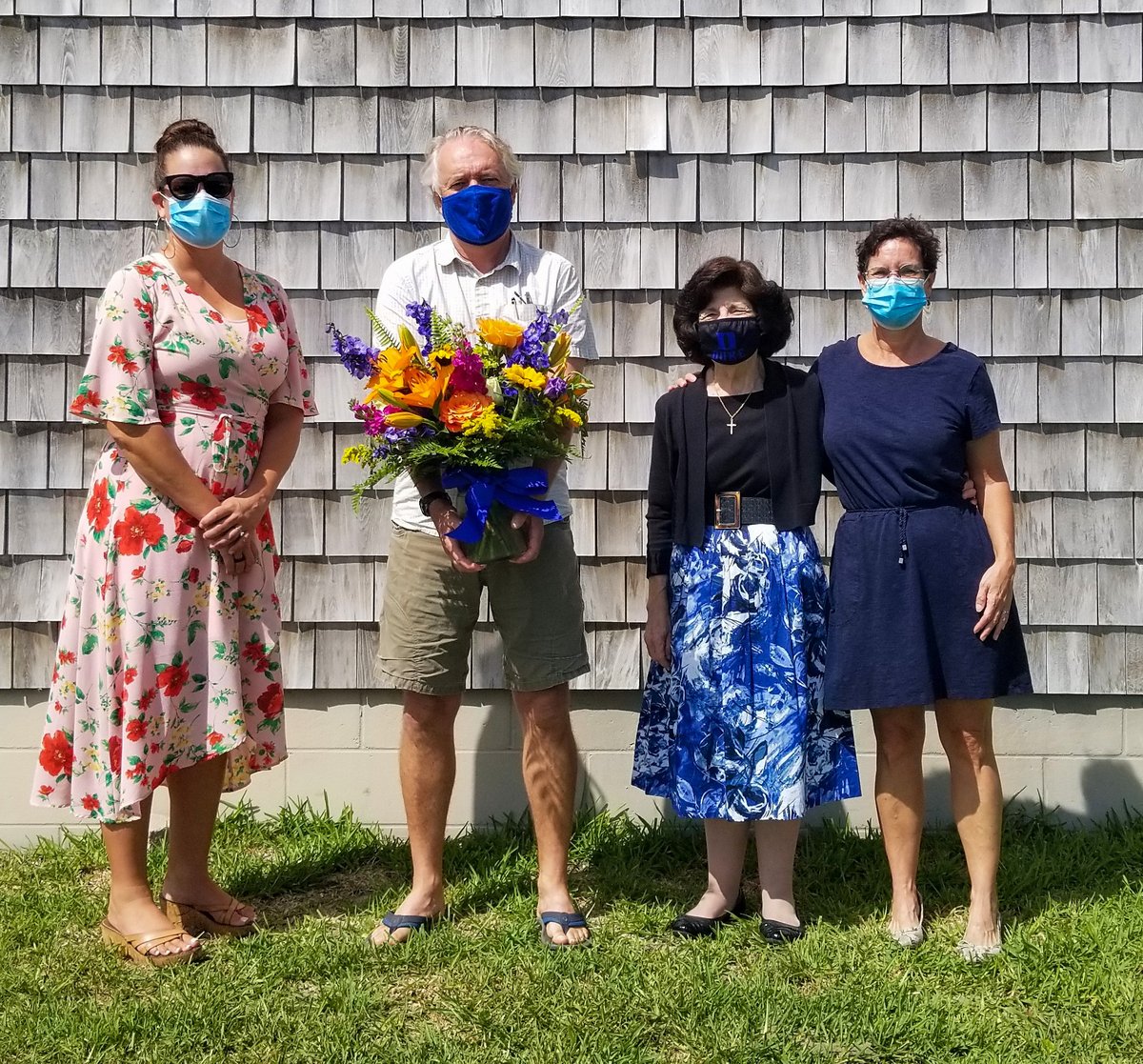 DukeMarineLab's tweet photo. Today was Patty Nolin's last day after a career that has spanned the better part of four decades at #DUML. We will miss seeing her on the island! Join us in thanking Patty for her wonderful service and wishing her well in the future. https://t.co/n0BC5iY59d