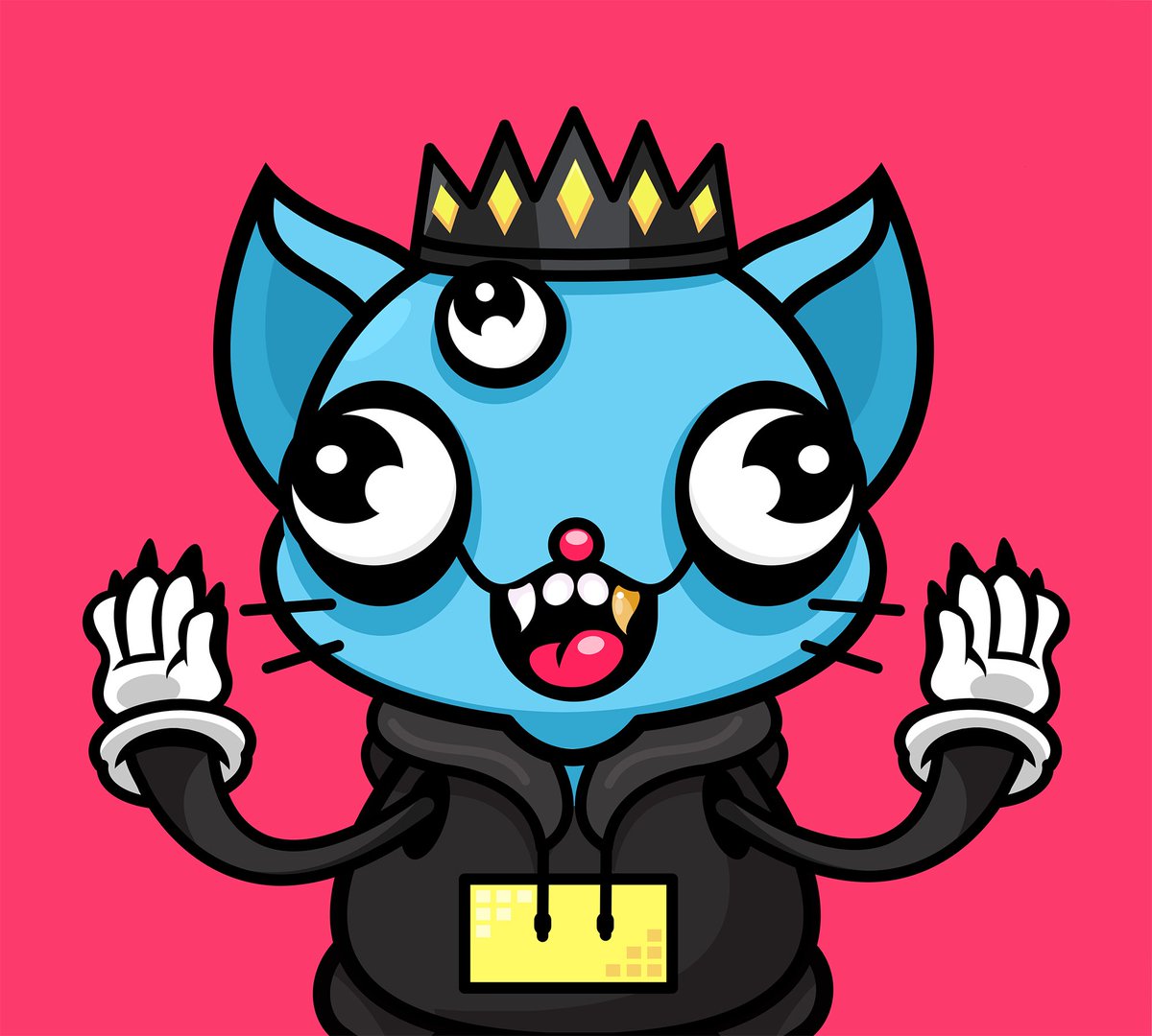 ReindeerArt's tweet photo. 🐱#Catzilla joined drawing clontest
🐱Thanks @cloncast for the special event #clontest
#NFTCommmunity https://t.co/2UxgsJ8e4j