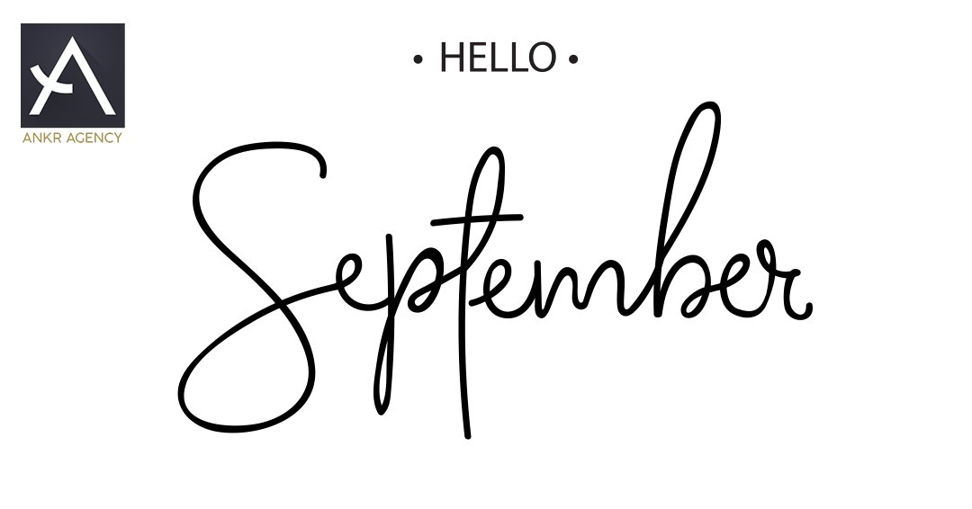 With the start of a new month there comes new goals, new deadlines, and new chances for growth. 
Our team at ANKR is always looking for chances to  grow and exceed expectations. 
What are your goals for September?