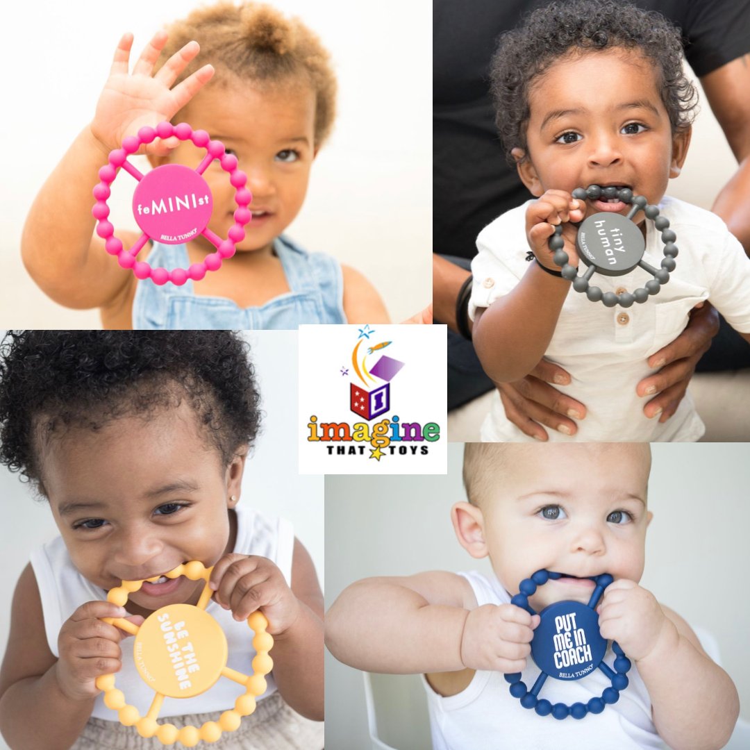 ImagineThatKS's tweet image. Teaching kids to chew on big ideas is one way to introduce them to complex concepts! Big ideas always start small! 

#BigIdeas #Baby #Teethers #ImagineThatToys