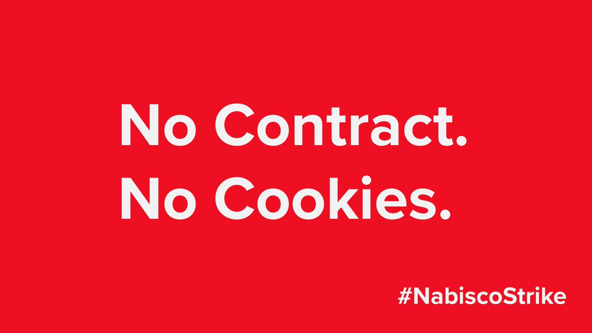 Can @nabisco get their s— together and treat their employees with dignity and respect so I can buy some snacks again? #nabiscostrike #supportworkers #faircontract #boycottNabisco