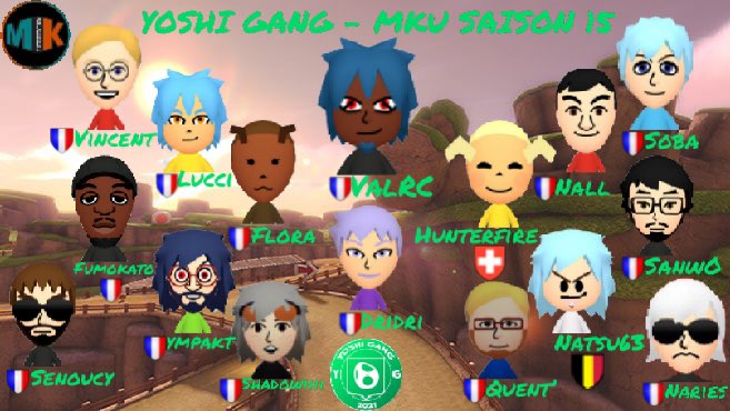 YoshiGangMK's tweet photo. YOSHI GANG - MKU SAISON 15 https://t.co/bYgMqHxHQT