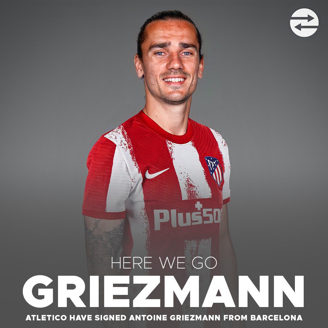 DeporteParaiso's tweet photo. Si Griezmann acaba fichando por el Atlético de Madrid sortearemos una camiseta entre todas las peronas que den RT🔁 a este tweet y sigan nuestra cuenta. Parece que está hecho 👀 https://t.co/gGtBiptGeP