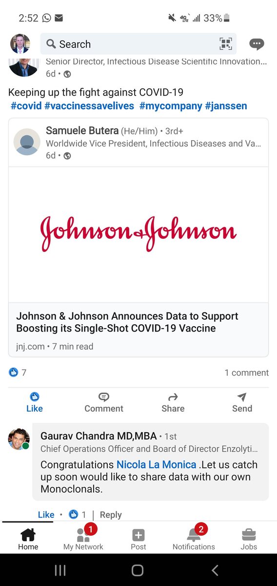 MarkFTW7's tweet photo. $ENZC

@Drgauravchandra wants to catch up and share the @enzolytics mAbs data with #JnJ 👀👀🔥🔥

Stop chasing mutations @JNJInnovation, let's target the conserved sites with fully human monoclonal antibodies.
#Covid_19 #Cure.

#ENZC #GofortheCure https://t.co/tPgpHHhYQw
