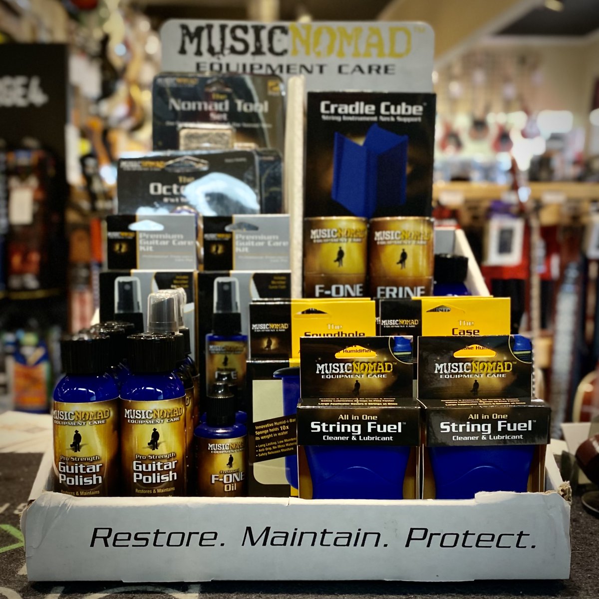 We are now carrying a full line of MusicNomad Instrument Care Products. 
@MusicNomadCare 
@GarageBandMusic 
•
#garagebandmusic #musicnomad #guitarcare #musician #guitar #bass #geartalk