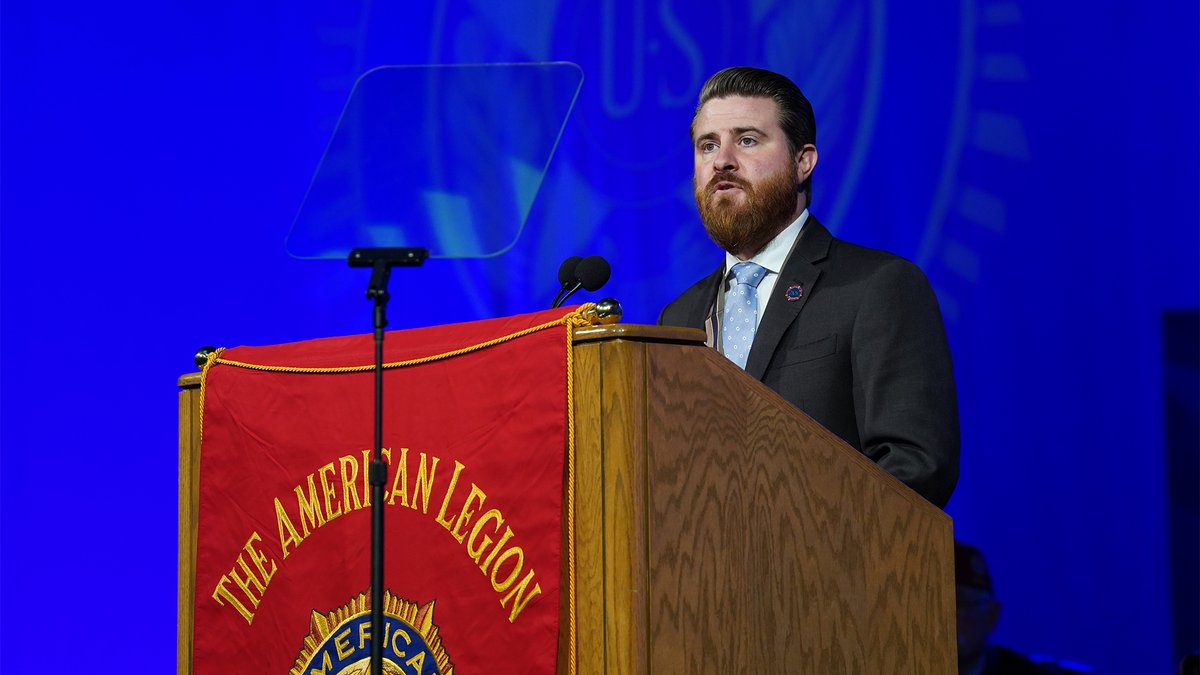 The American Legion (@americanlegion) on Twitter photo ,<a href="/studentvets/">Student Veterans of America</a> President <a href="/JaredSLyon/">Jared Lyon</a>: The past few weeks have been difficult for me to watch. If you feel anything like I do, I want you to know that you are not alone. #ALConv2021 ,<a href="/studentvets/">Student Veterans of America</a> President <a href="/JaredSLyon/">Jared Lyon</a>: The past few weeks have been difficult for me to watch. If you feel anything like I do, I want you to know that you are not alone. #ALConv2021