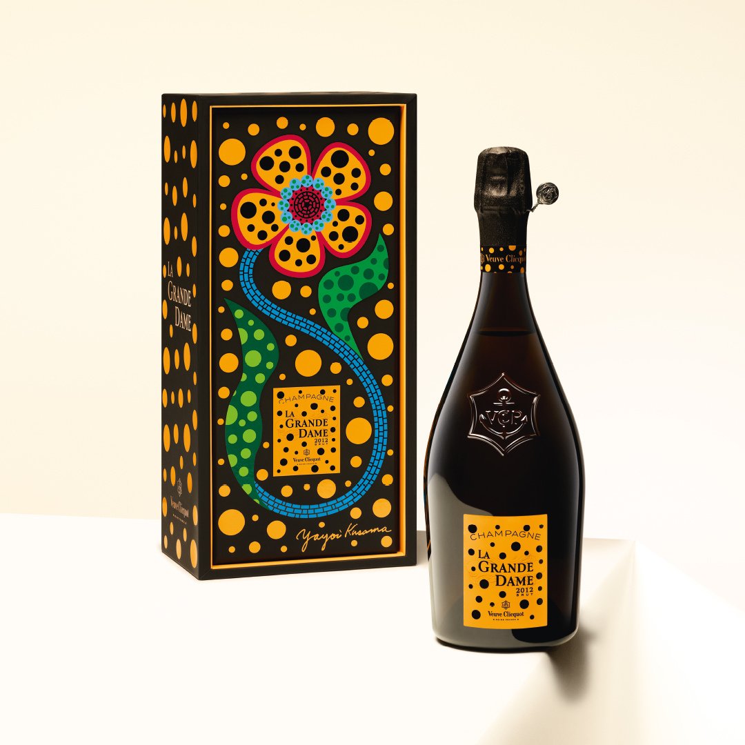 Veuve Clicquot and iconic Japanese artist Yayoi Kusama are sending the world a message of hope and optimism celebrating the House’s new vintage, La Grande Dame 2012.

Limited Time Only &amp; Available While Supplies Last! 🍾