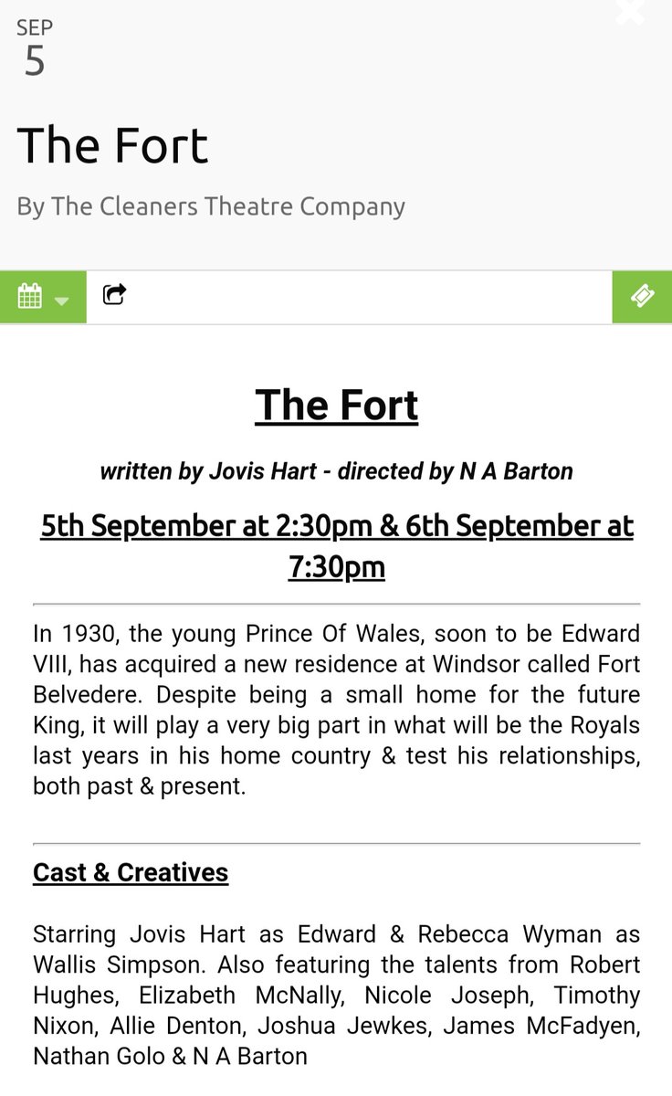 Excited! Heading over to London tomorrow for our final rehearsals! 

#theatre #theatreinlondom #play #thefort #London #breadandrosestheatre #acting #actor #historyplay