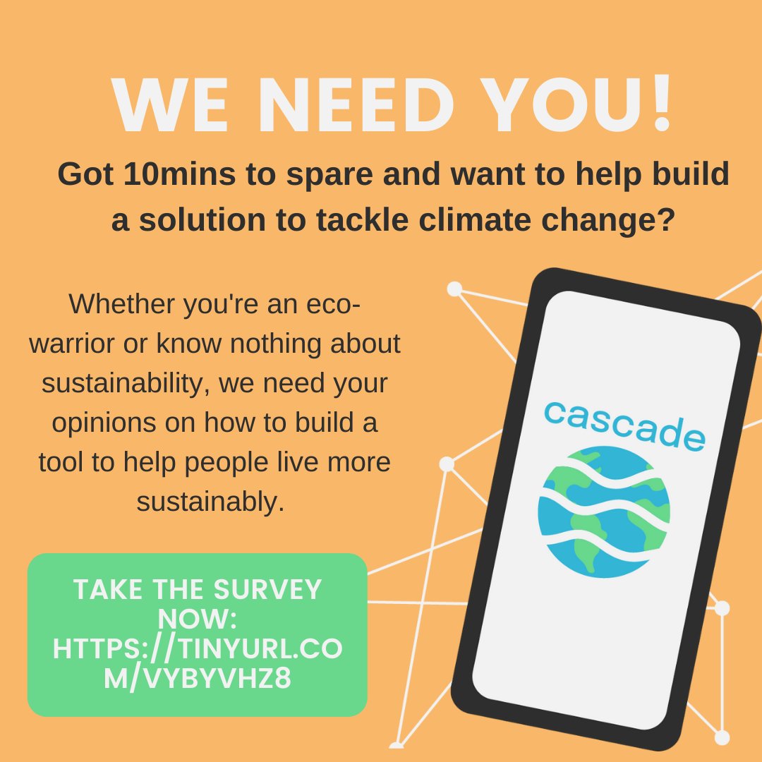 We’re almost ready to share our first few features, but we need YOUR feedback to make sure they’re as impactful as they can be!

Spend just 10 minutes taking this short survey and have your chance to make an impact on our work tackling the climate crisis!

forms.gle/yrcZT2UwiGNVLb…