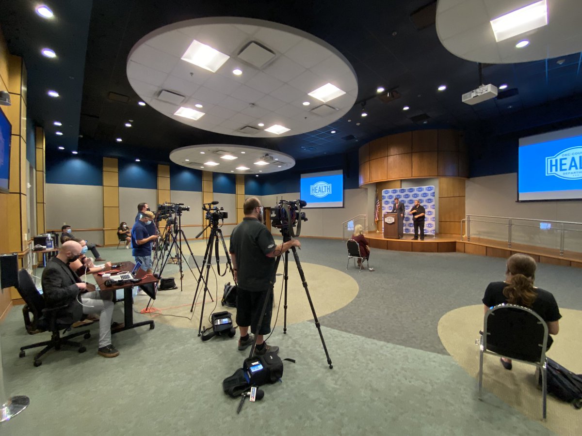 In the last 24 hours, we received disappointing new COVID-19 data for Oklahoma City. Once I saw it, I felt it was a necessity to have our first update since April to share what we know with the people of OKC &amp; to urge a higher level of caution in the weeks ahead.  (1/5)