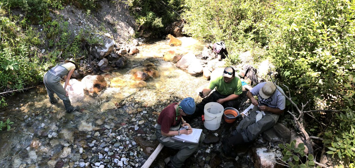 USGS_MT's tweet photo. New @NatGeo article highlights @USGS science about the combined effects of #climatechange & #invasivespecies on #nativefish in the northern Rockies: https://t.co/qW6iyOZKB6
#USGS_NOROCK #USGSEcosystems @NW_CASC @NC_CASC #drought #fish #cutthroattrout #nativetrout https://t.co/u3wxksA2uh