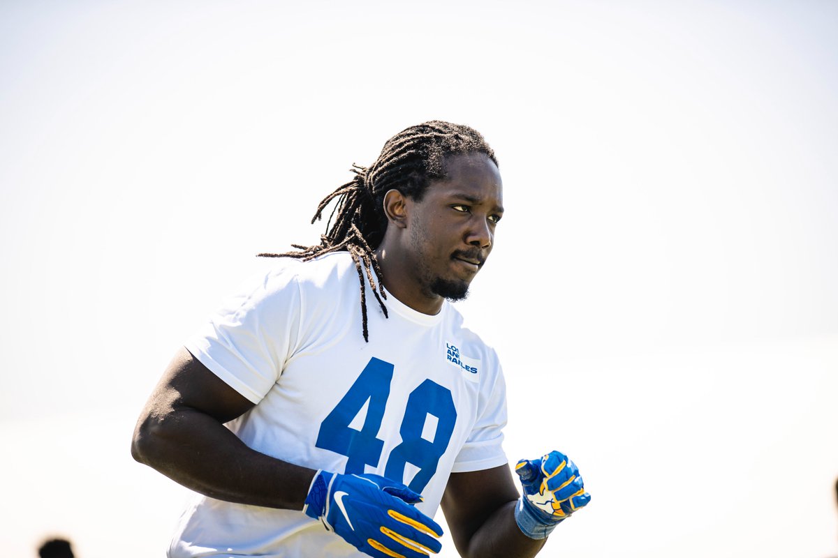 Congratulations to <a href="/CSPBearsFB/">Concordia St Paul Football</a> alum <a href="/Garrettchris52/">Chris Garrett</a> on making the initial 53 man roster for the <a href="/RamsNFL/">Los Angeles Rams</a>! We are looking forward to cheering you on all season long! #WeAreCSP #GB4L (Photo courtesy of the LA Rams)