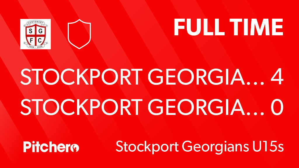 OfficialSGFC's tweet photo. FULL TIME: Stockport Georgians AFC 4 - 0 Stockport Georgians U14
#STOSTO #Pitchero
https://t.co/lUhDavpEdI https://t.co/gfmsy45Blk