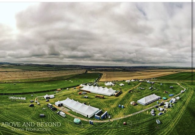 lindisfarnefest's tweet photo. 🧡 LOVE this shot from Above and Beyond Drone Productions! Not long until all of you lovely people arrive… #Lindisfarnefestie2021 #site #sitebuild #event #eventprofs #marquee #tent #festival #Northumberland #Newcastle #ScottishBorders #Berwick #drone #photo #aerialview https://t.co/GJZn9MjG05
