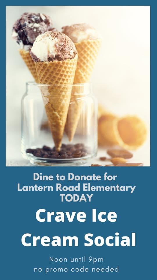 LREPTO's tweet image. 📢 📢 I scream, you scream, we all scream for ice cream‼️ 😃🍦
We hope to see you at Crave Ice Cream social TODAY!  Grab a treat before joining us at the PTO meeting and earn money for our school. No promo code needed.
Tell your friends to stop by between 12pm - 9pm