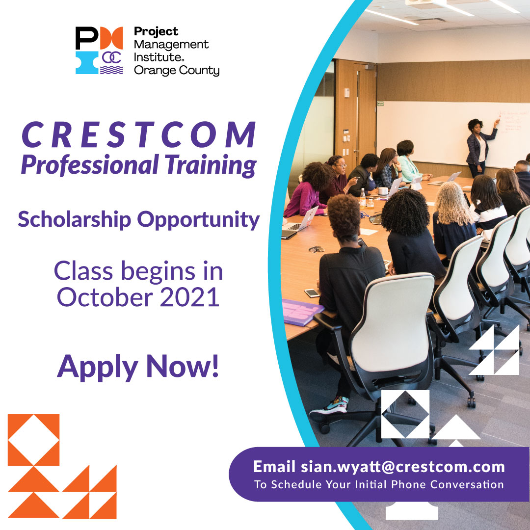 PMIOC's tweet photo. What's better than one full scholarship to Crestcom's Bullet Proof Manager leadership and management skill development program?

How about two! But time to apply is almost up. For more information visit https://t.co/1hxNlL6lJu.

#pmioc #crestcom #leader https://t.co/5lmmPdrajQ